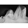 Tirage photo sur papier RC noir et blanc de femme nue 30x45cm