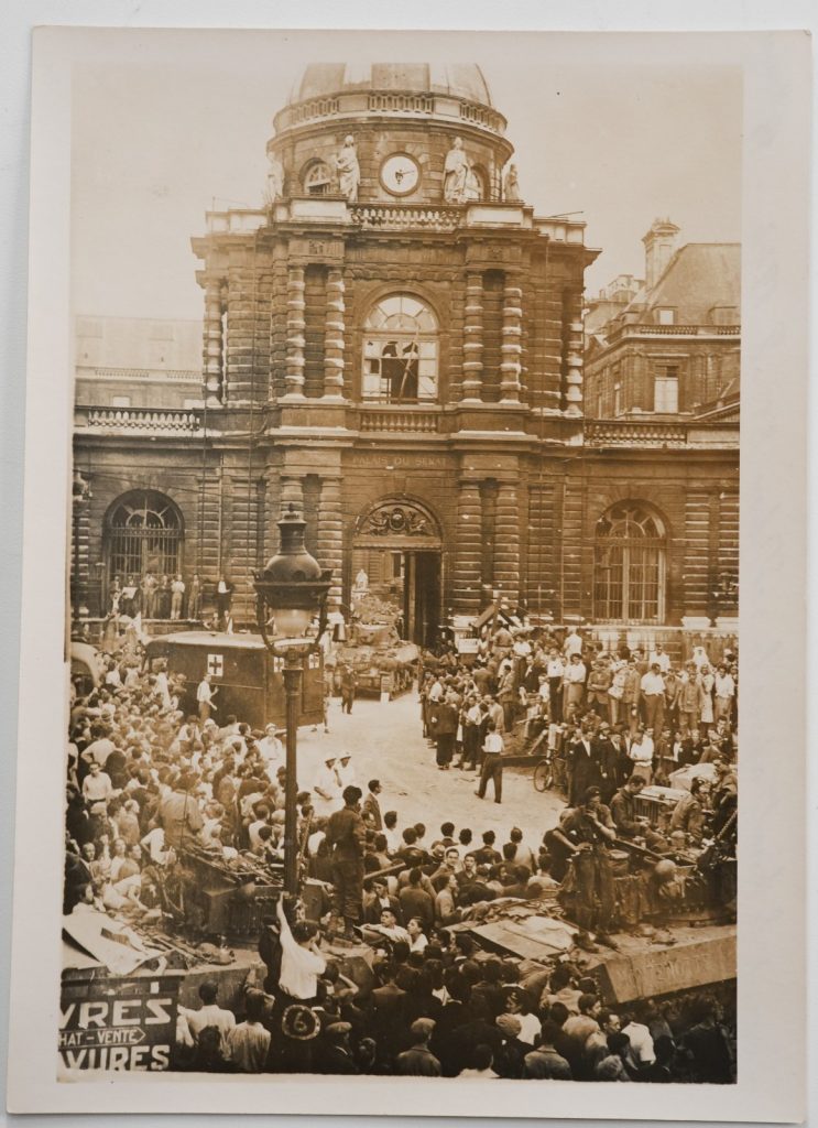 PHOTO Argentique France reddition libération de Paris Sénat 1944 13X18cm 1940