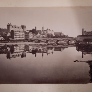 TIRAGE PHOTO	ALBUMINE attribué à VARICHON-LAMAZOUERE 1880 PAU Pyrénées 20X26CM