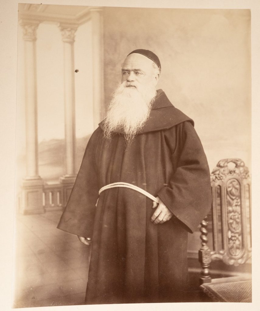 PHOTO Albumine 1880 attribué Bonfils? Palestine Frère Liévin de Hamme 22X28cm