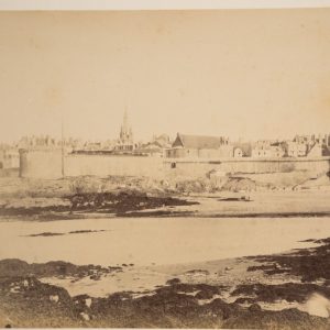 TIRAGE PHOTO	Albumine	France	Saint-Malo 	14X21CM	1880