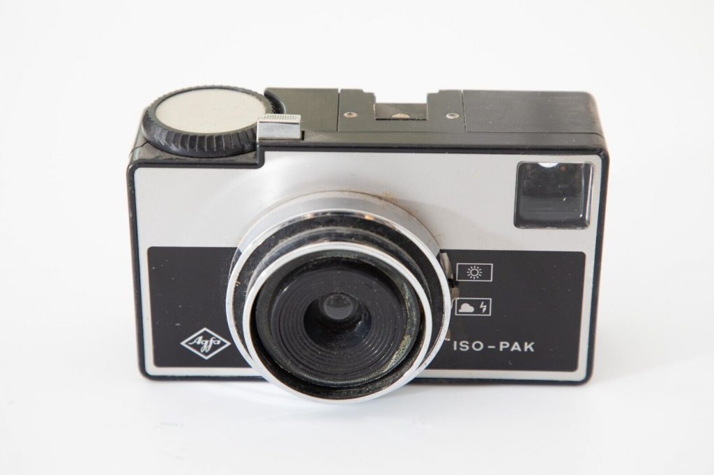 APPAREIL PHOTO AGFA ISO-PAK ARGENTIQUE 1970 INSTAMATIC PLASTIQUE FILM