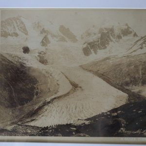 TIRAGE PHOTO	 R.GULER ALBUMINE 19X25cm 1880	montgagne ALPES