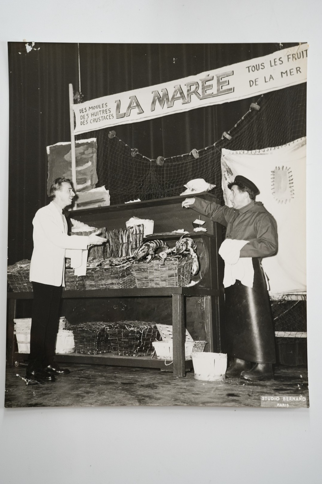 PHOTO Argentique France JEAN LEFEBVRE Theatre 18X22cm 1970