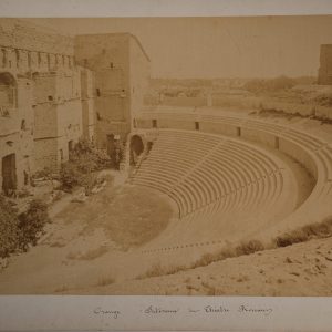 PHOTO Albumine	France	Orange Théâtre Romain	21X27cm	1870