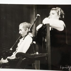 PHOTO Argentique France Théâtre comédien cornemuse 18X24cm 1960