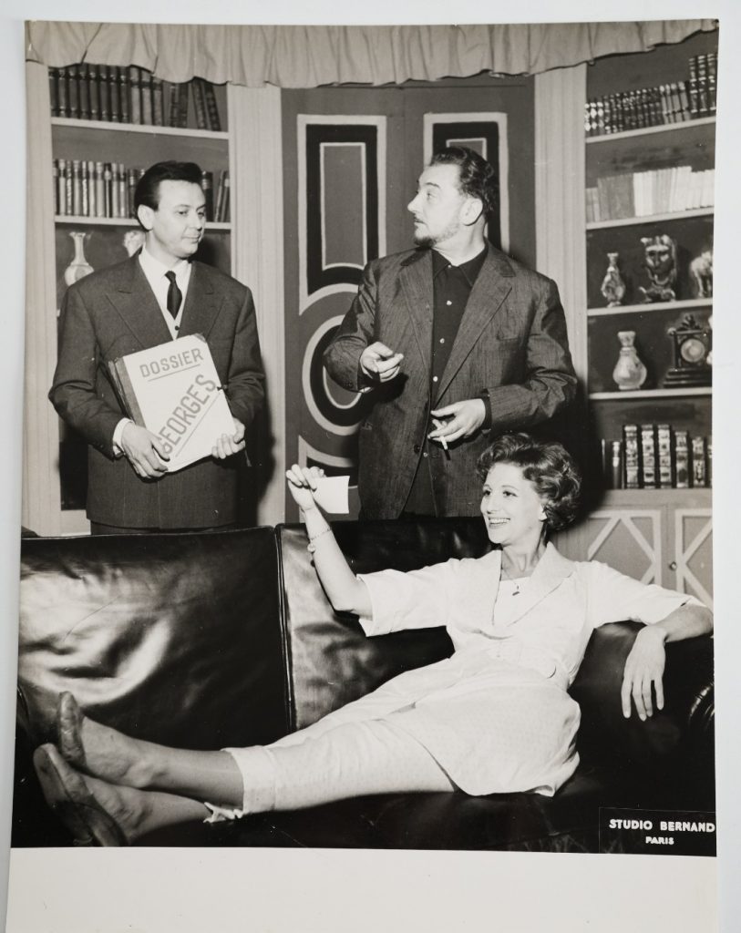 PHOTO Argentique France Théâtre Pierre Brasseur 18X24cm 1960