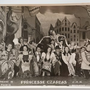 PHOTO Argentique France Scène de Théâtre	18X24cm	1950 Princesse Czardas
