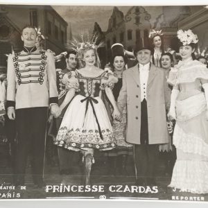 PHOTO Argentique France Scène de Théâtre	18X24cm	1950 Princesse Czardas