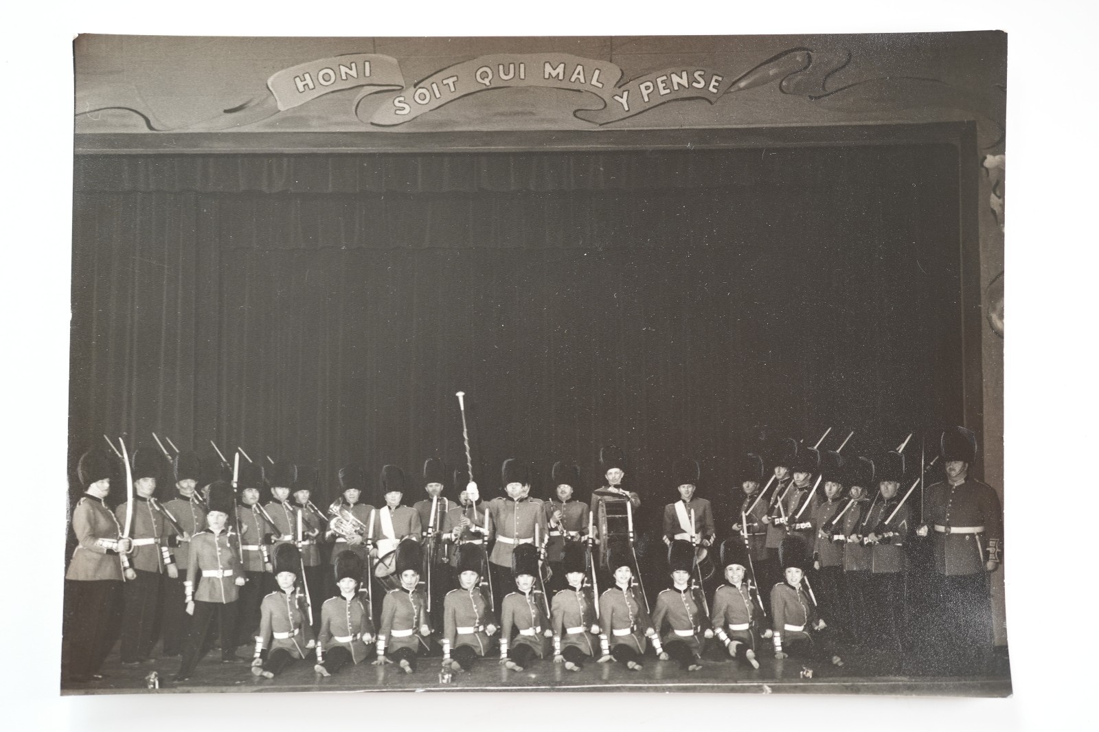 Photo Argentique France CABARET REVUE SCENE DE THEATRE 20X30cm 1960