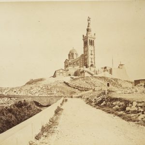 photo Albumine	France	Marseille	21X28cm	1880 NOTRE DAME DE LA GARDE
