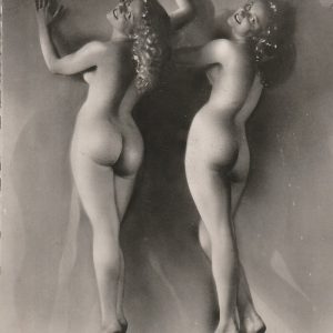 TIRAGE PHOTO	 ARGENTIQUE 1960	PINUP FEMME NUE NU ARTISTIQUE FORMAT 10X15cm