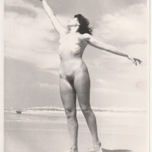 TIRAGE PHOTO	ARGENTIQUE 1970		PINUP FEMME NUE NU ARTISTIQUE FORMAT 18X24cm