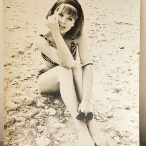 TIRAGE PHOTO	argentique baryté 1960'	FEMME NUE NU ARTISTIQUE 24x30cm