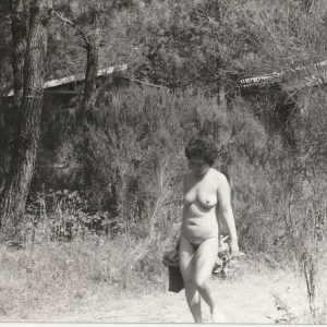 TIRAGE PHOTO	argentique amateur 1960	FEMME NUE NU ARTISTIQUE  9x13cm