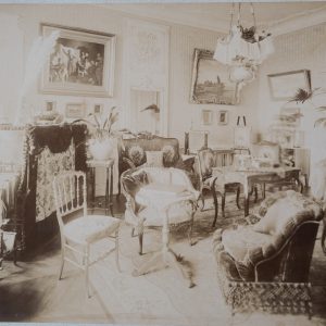 photo Albumine	France	Intérieur bourgeois	22X28cm	1880