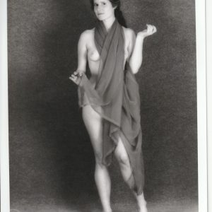 PHOTO argentique artistique NU féminin femme nue NOIR ET BLANC format 13X18 1980