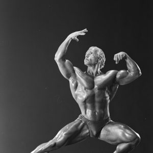 Tirage photo argentique NOIR ET BLANC HOMME NU 20X30cm BODYBULDER