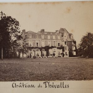 PHOTO Albumine	France	Paysage de Mayenne Chateau de Thévalles	11X17cm	1880