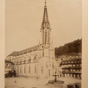 TIRAGE PHOTO	Albumine 1880 France Plombières	format 21X28cm