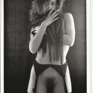 PHOTO argentique artistique NU féminin femme nue NOIR ET BLANC format 13X18 1980