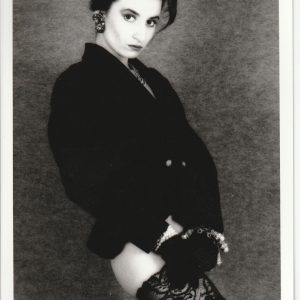 PHOTO argentique artistique NU féminin femme nue NOIR ET BLANC format 13X18 1980