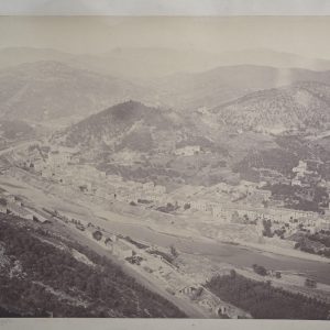 PHOTO Albumine	France	Bessèges vue générale	27X40cm	1870