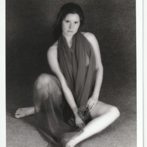 PHOTO argentique artistique NU féminin femme nue NOIR ET BLANC format 13X18 1980