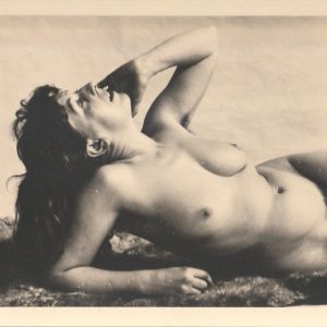 TIRAGE PHOTO	ARGENTIQUE AMATEUR 1960 PINUP FEMME NUE NU ARTISTIQUE FORMAT 9X12cm