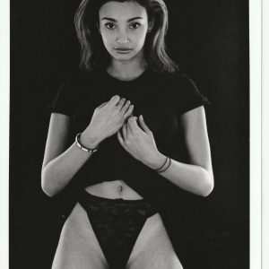 PHOTO argentique artistique NU féminin femme nue NOIR ET BLANC format 13X18 1980