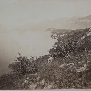 PHOTO Albumine	Italie	LAC DE COME  Bellagio	22X28cm	1880