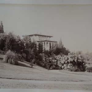 PHOTO Albumine	Espagne	Madrid le pavillon arabe du parc du Retiro	16X21cm	1880