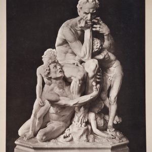 TIRAGE PHOTO Albumine	France	Statue Marville - Ugolin de Carpeaux	14X20cm 1880