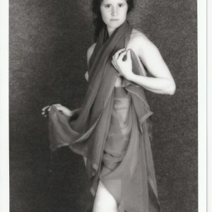 PHOTO argentique artistique NU féminin femme nue NOIR ET BLANC format 13X18 1980