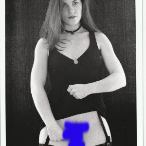 PHOTO argentique artistique NU féminin femme nue NOIR ET BLANC format 13X18 1980