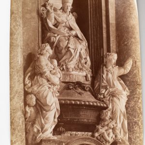 TIRAGE PHOTO ALBUMINE 1880 Italie 20X25cm Rome vatican