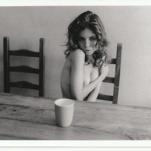 PHOTO argentique artistique NU féminin femme nue NOIR ET BLANC format 13X18 1980