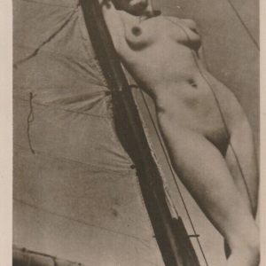 TIRAGE PHOTO carte D'éditeur 1960 pinup FEMME NUE NU ARTISTIQUE 8x13cm