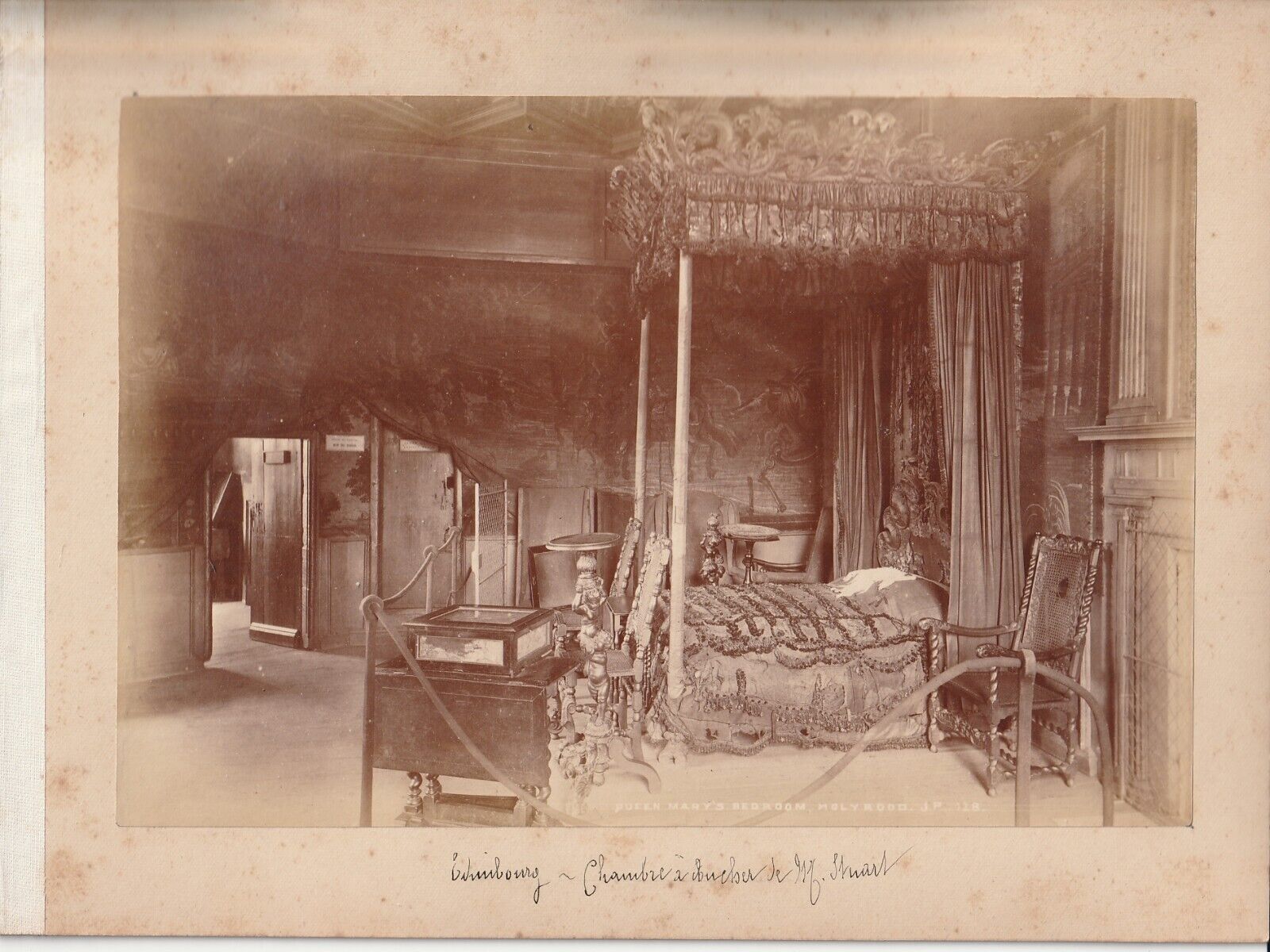 PHOTO ALBUMINE CARTON RECTO VERSO 1880 ROYAUME-UNIS BELGIQUE PHOTO 13X19cm