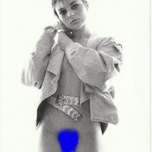 PHOTO argentique artistique NU féminin femme nue NOIR ET BLANC format 13X18 1980