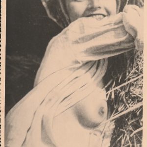 TIRAGE PHOTO	ARGENTIQUE 1940	PINUP FEMME NUE NU ARTISTIQUE FORMAT 12X17cm