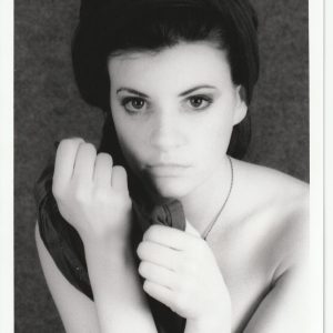 PHOTO argentique artistique NU féminin femme nue NOIR ET BLANC format 13X18 1980