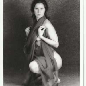 PHOTO argentique artistique NU féminin femme nue NOIR ET BLANC format 13X18 1980