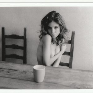 PHOTO argentique artistique NU féminin femme nue NOIR ET BLANC format 13X18 1980