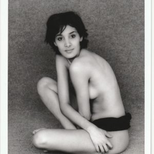 PHOTO argentique artistique NU féminin femme nue NOIR ET BLANC format 13X18 1980