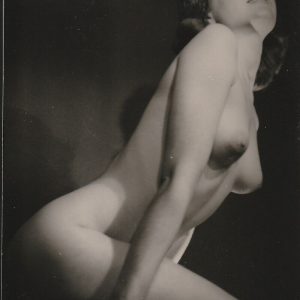 TIRAGE PHOTO	ARGENTIQUE 1960 STUDIO PINUP FEMME NUE NU ARTISTIQUE 10X15CM