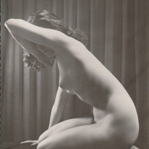 TIRAGE PHOTO ARGENTIQUE 1960 PINUP FEMME NUE NU ARTISTIQUE FORMAT 10X15cm