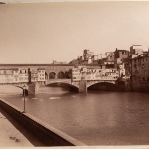 TIRAGE PHOTO ALBUMINE 1880 ITALIE 19X24cm FLORENCE