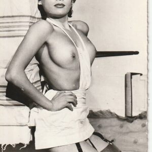 TIRAGE PHOTO	D'éditeur 1960	pinup FEMME NUE NU ARTISTIQUE 9x14cm