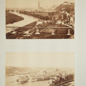 PHOTO Albumine	Allemagne	paysage planche de 2 photos	10X14cm	1890